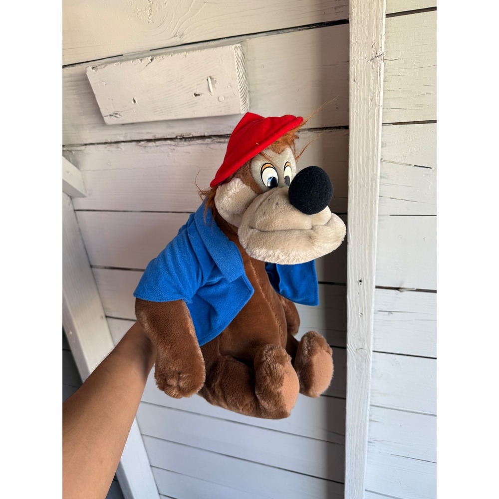Vintage Disney Splash Mountain Br'er Bear Plush Disneyland Walt Disney World